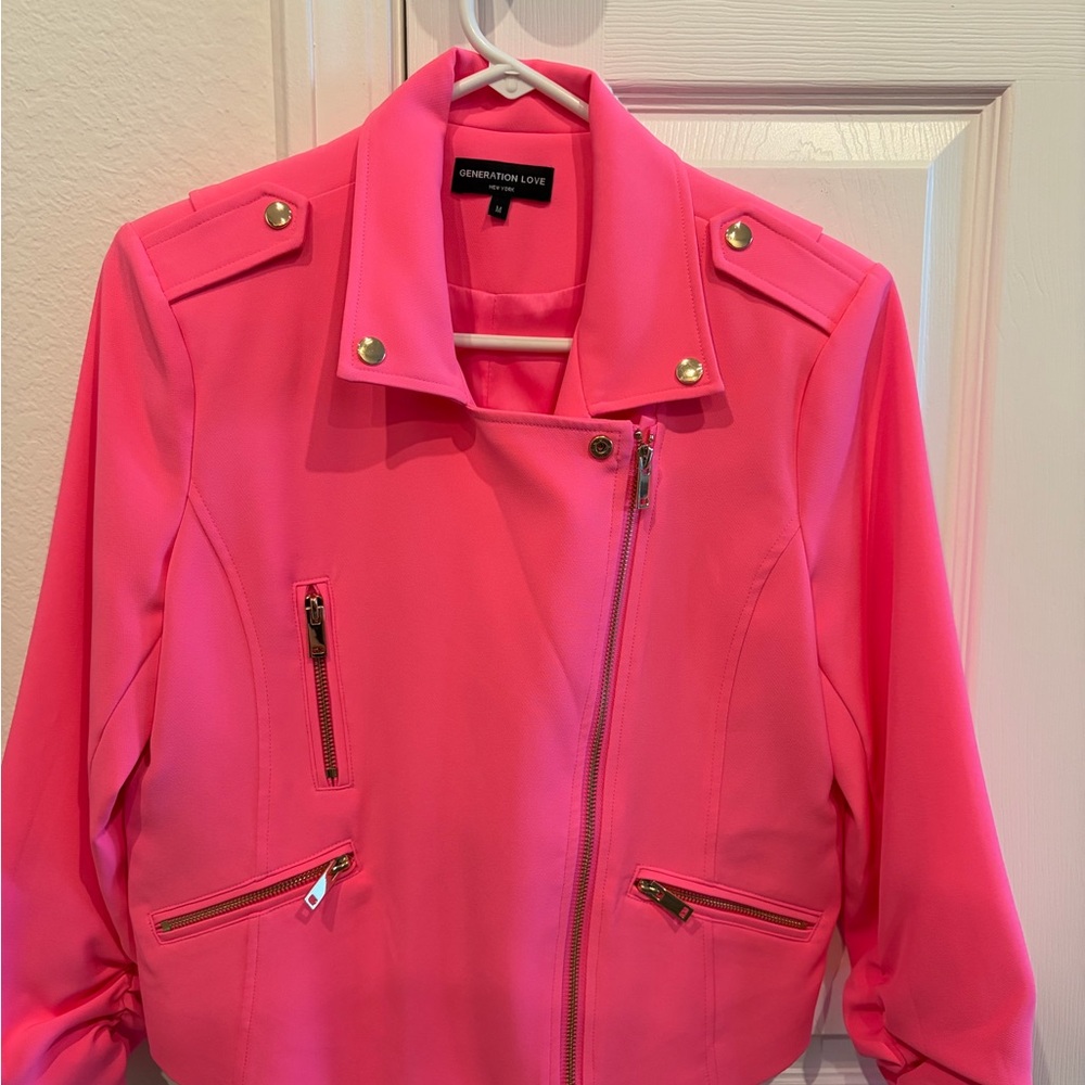 Generation Love Vibrant Pink Blazer Size M